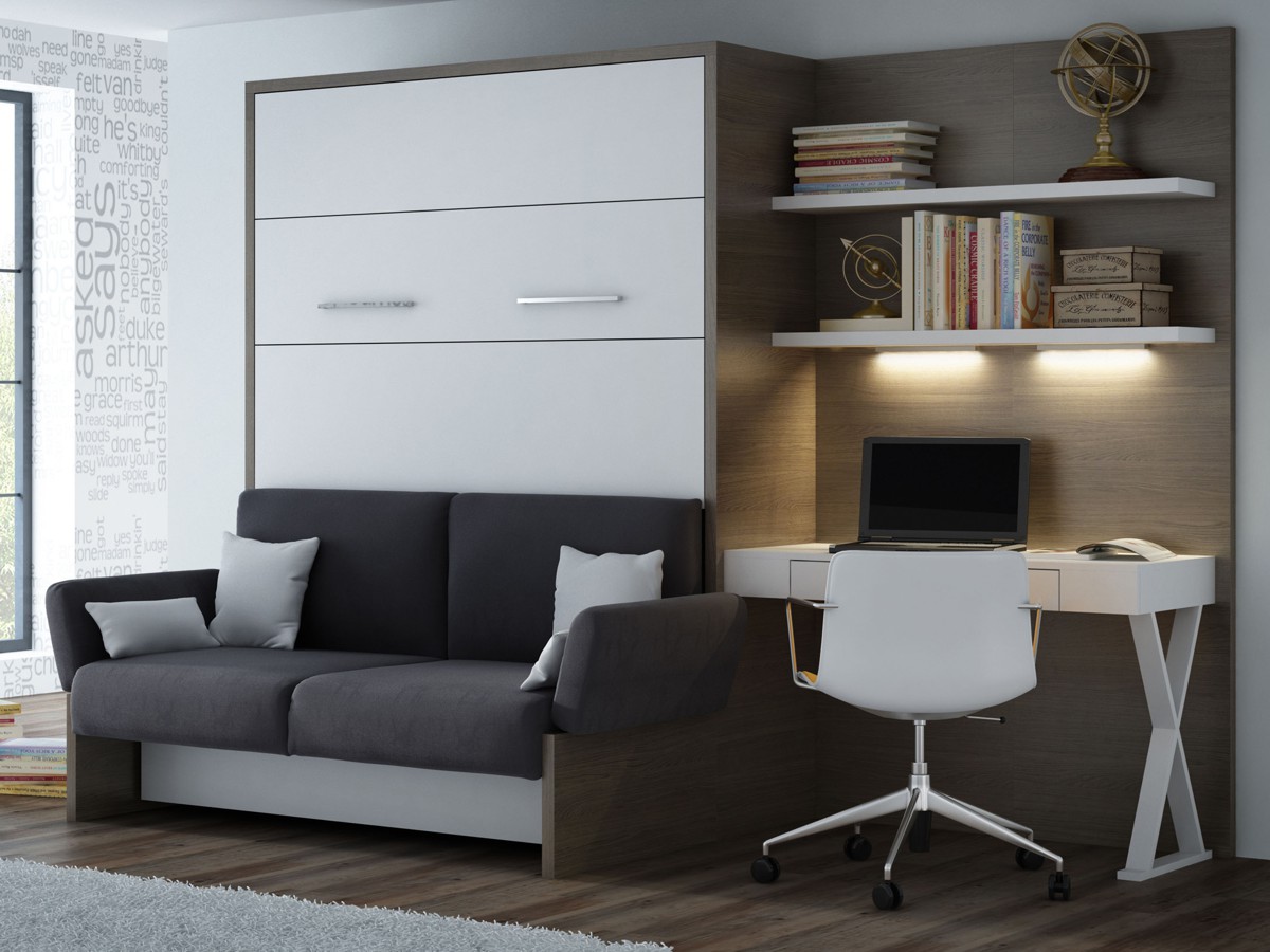Schrankbett Wandbett mit Sofa WBS 1 Soft Office Advantage