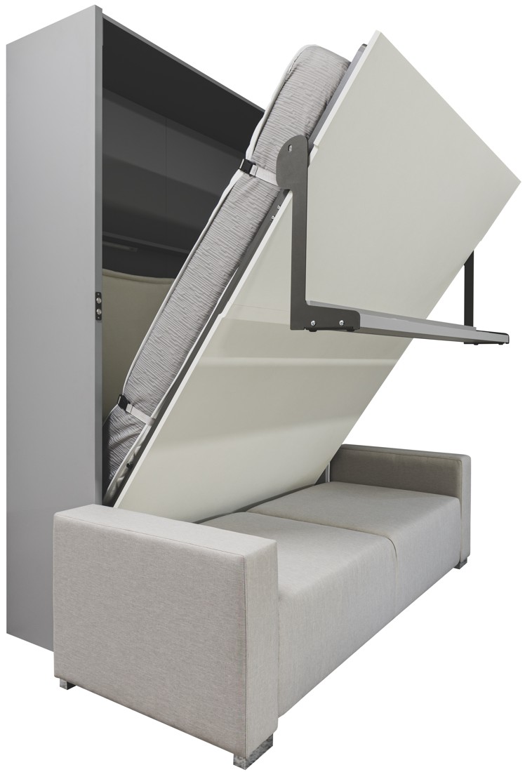 Elektrisches Schrankbett Wandbett mit Sofa Corto Elektra L Linea MK-1 STD Basic