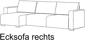 Ecksofa rechts