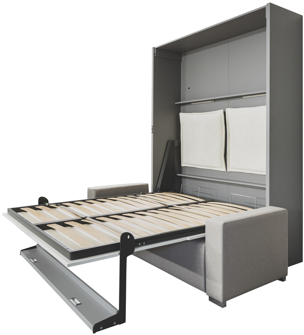 Elektrisches Schrankbett Wandbett mit Sofa Corto Elektra L Linea MK-1 STD Basic